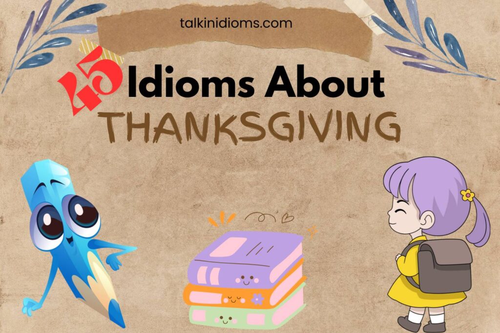 Idioms about Thanksgiving