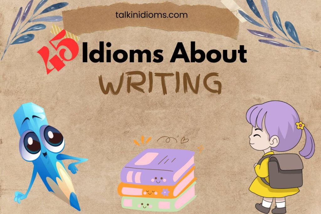 Idioms about Writing