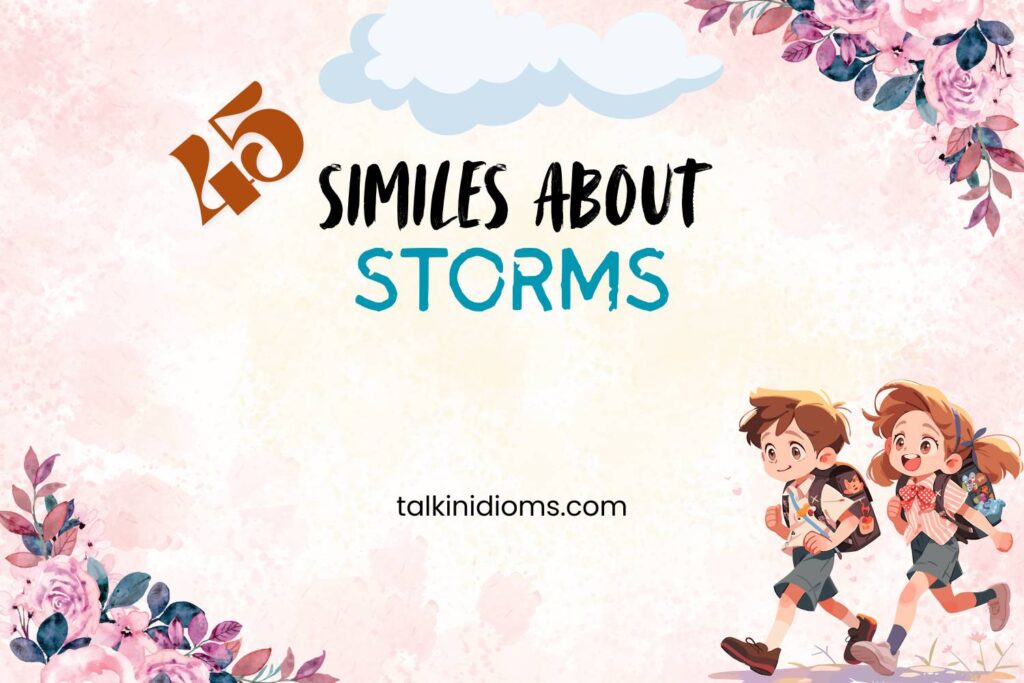 Similes about Storms