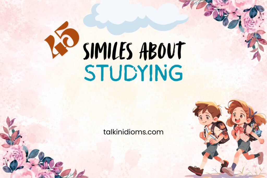 Similes about Studying