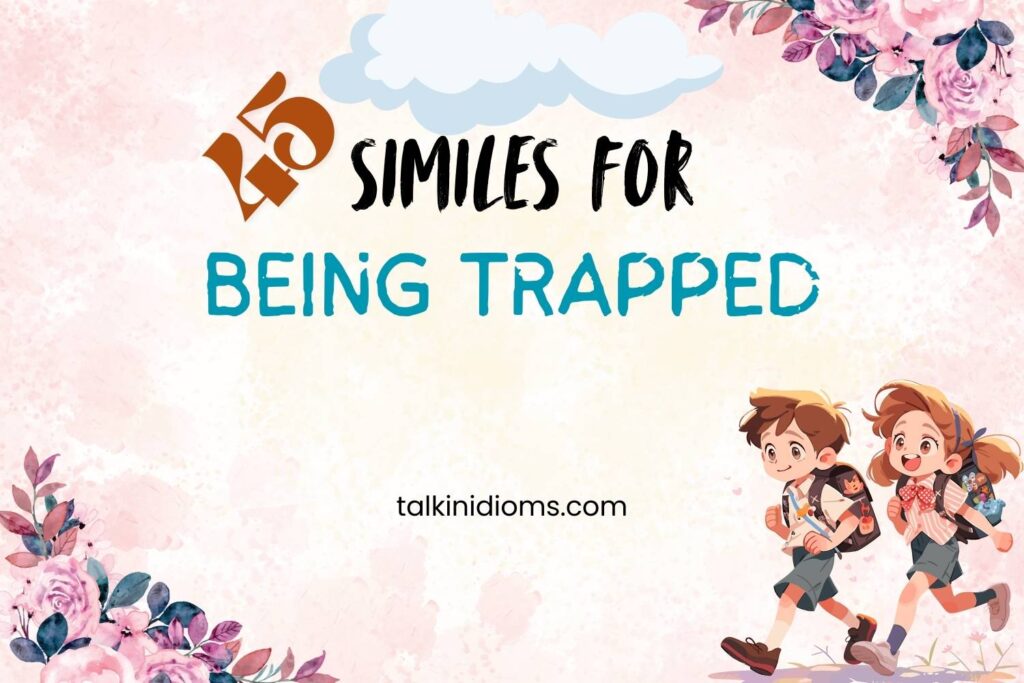 Similes For Being Trapped